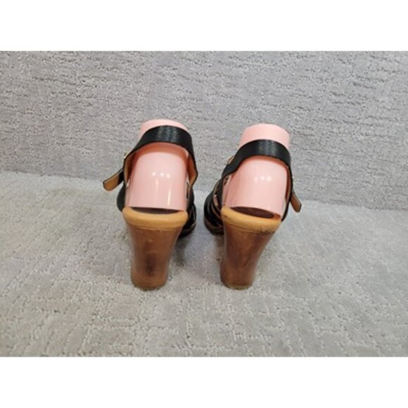 Kork Ease The Original Pepper Women's Size 10 Black Block Heel Strappy Sandals - Picture 9 of 11